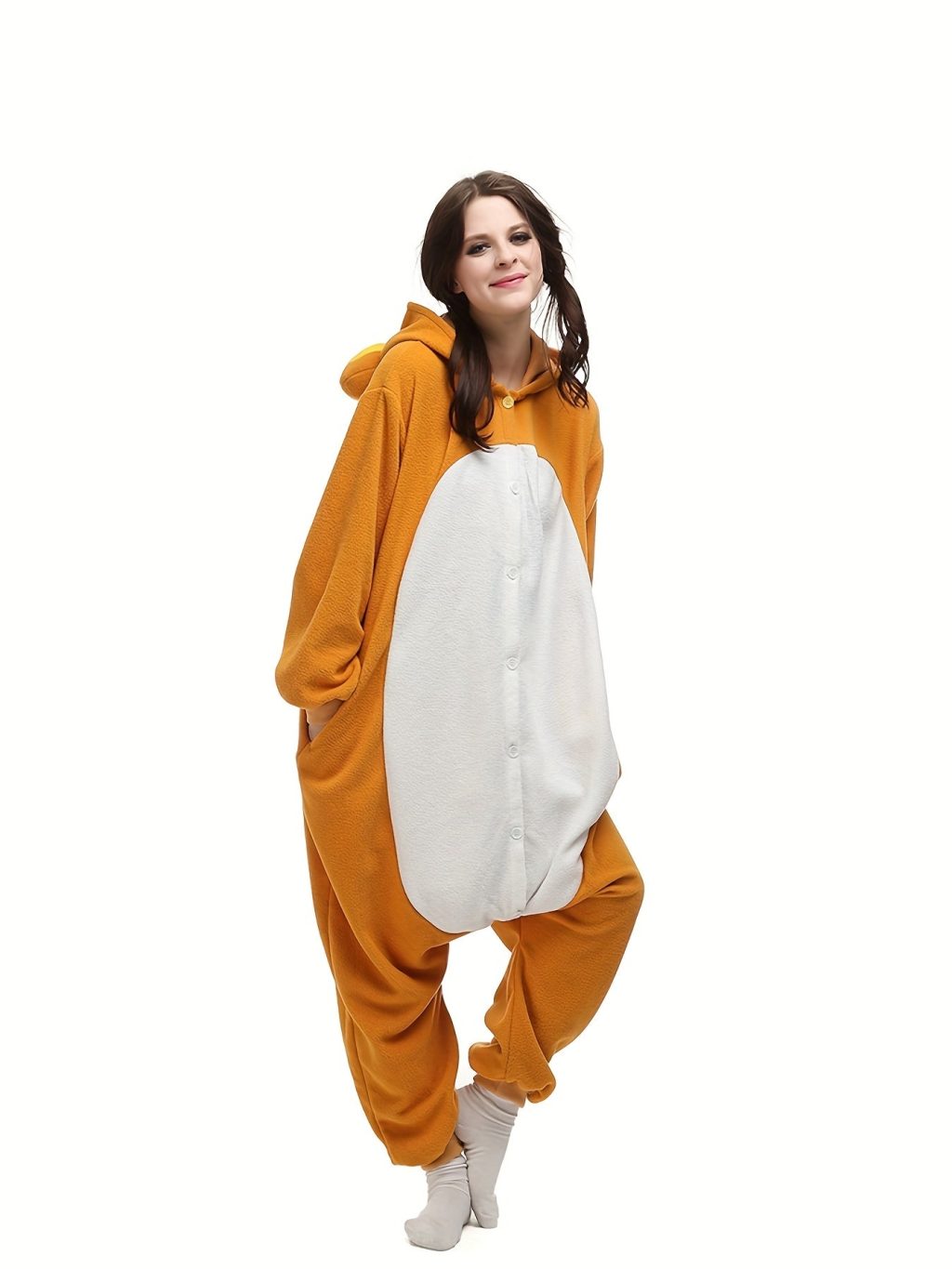 Adorable Cartoon Bear Pajama Kigurumi Onesie - Image 5