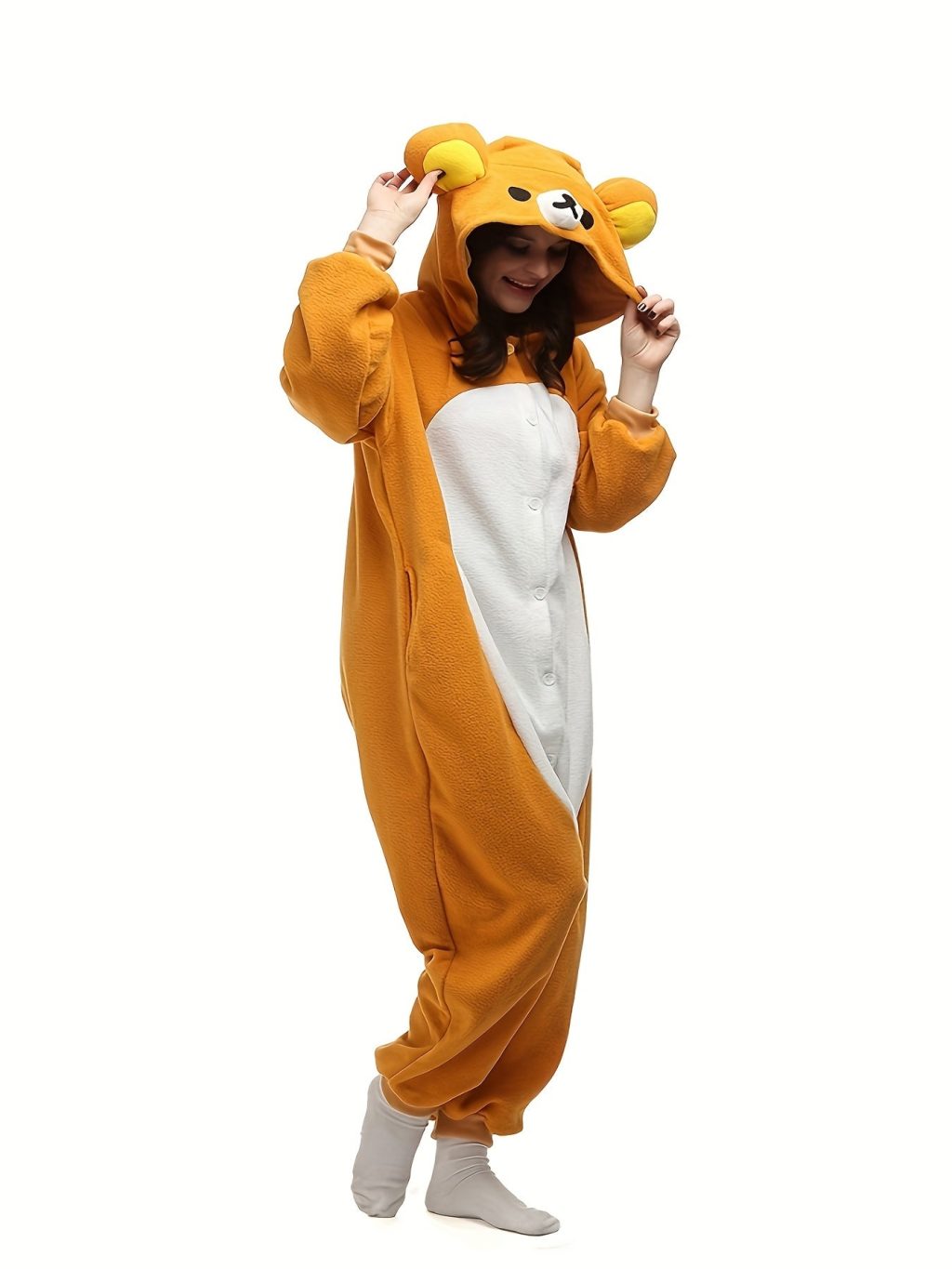 Adorable Cartoon Bear Pajama Kigurumi Onesie