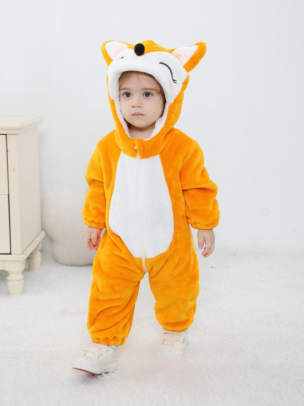 Unisex Baby's Fox Toddlers Animal Kigurumi Onesie - Image 4