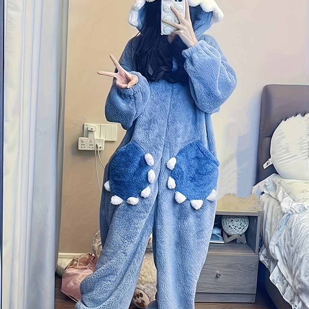 Shark Hooded Kigurumi Onesie - Image 2