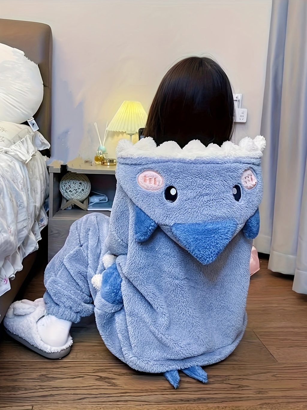 Shark Hooded Kigurumi Onesie - Image 4