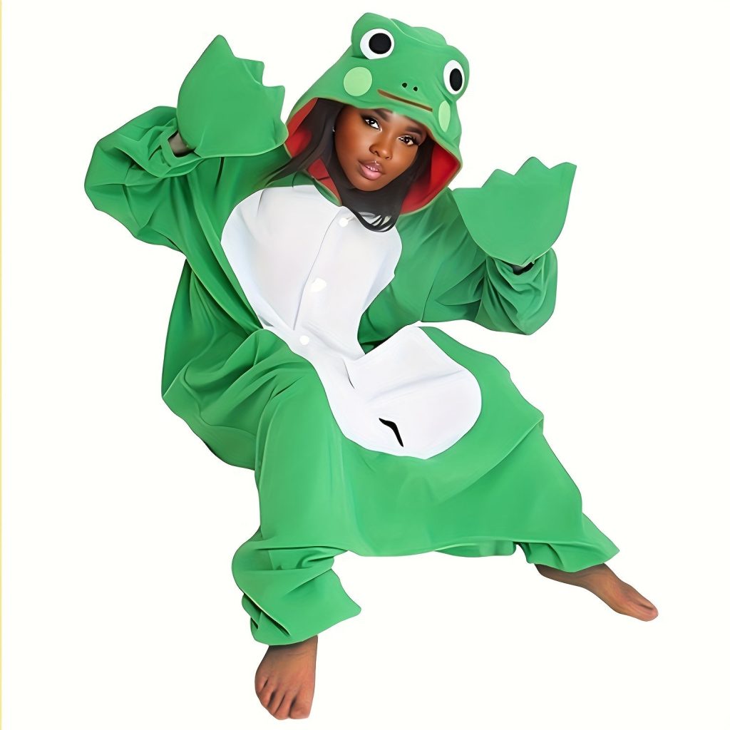 Green Frog Kigurumi Onesie - Image 2
