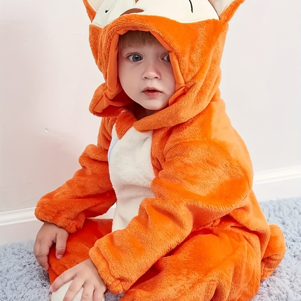Cute Fox Jumpsuit Girls Kigurumi Onesie - Image 2