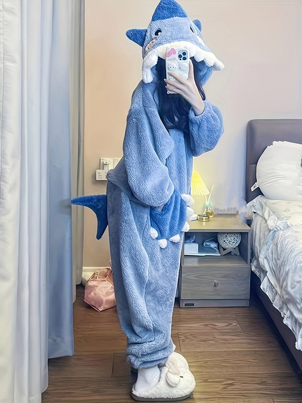 Shark Hooded Kigurumi Onesie