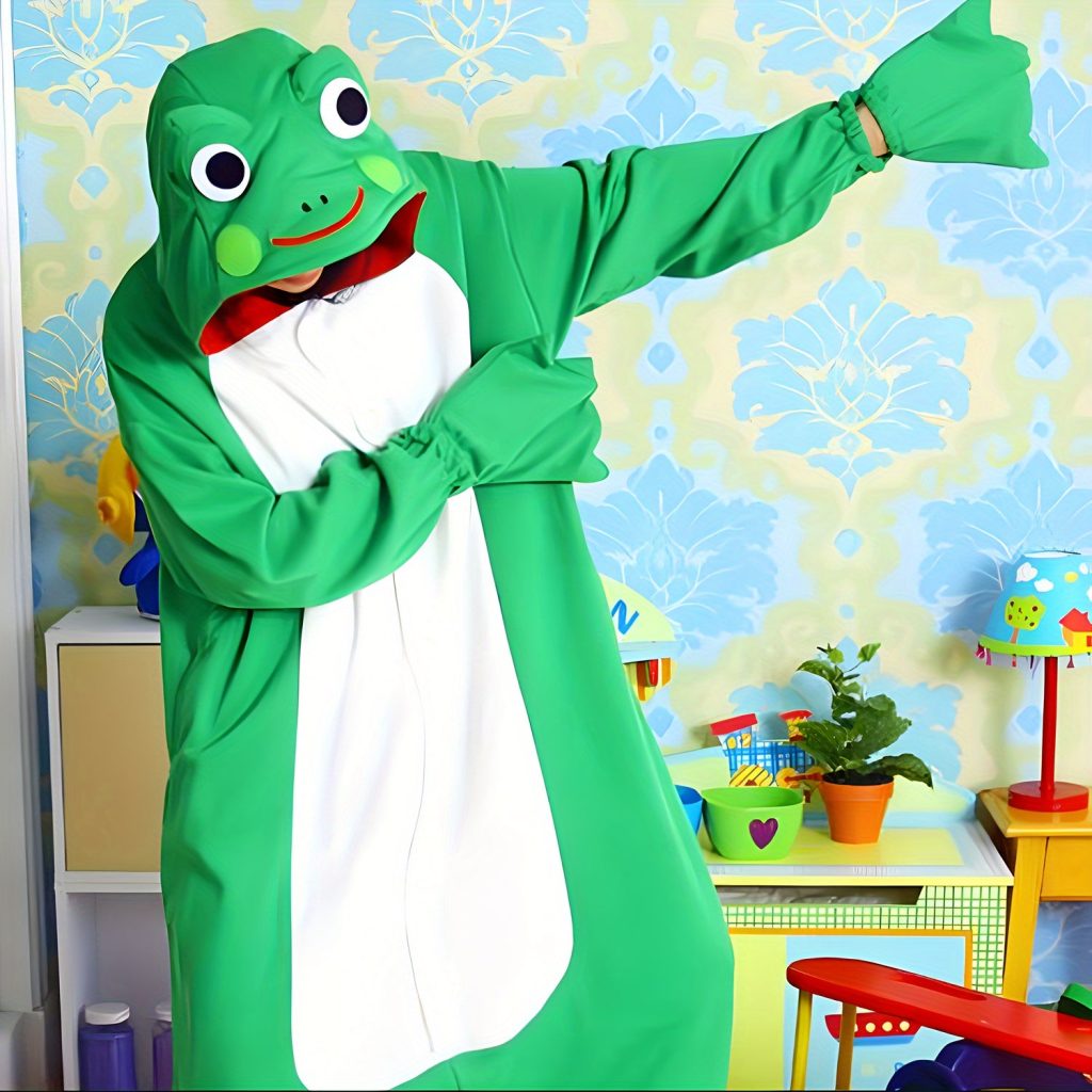 Green Frog Kigurumi Onesie - Image 5