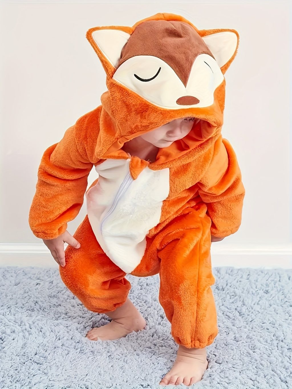 Cute Fox Jumpsuit Girls Kigurumi Onesie - Image 6