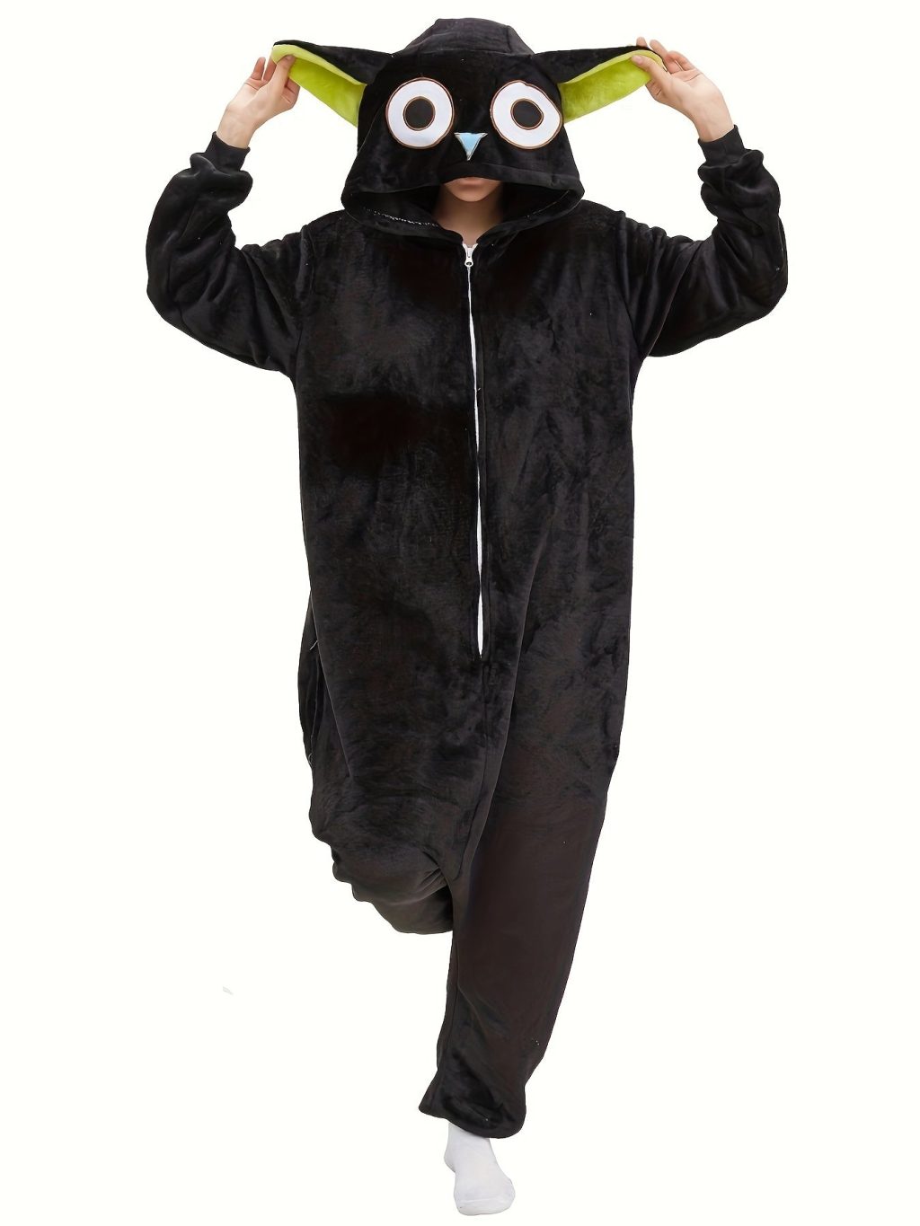 Black Cat Kigurumi Onesie - Image 2