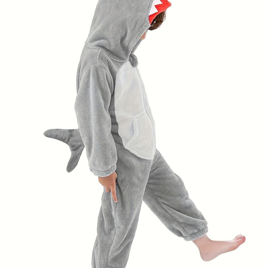 Shark Flannel Kigurumi Onesie - Image 2