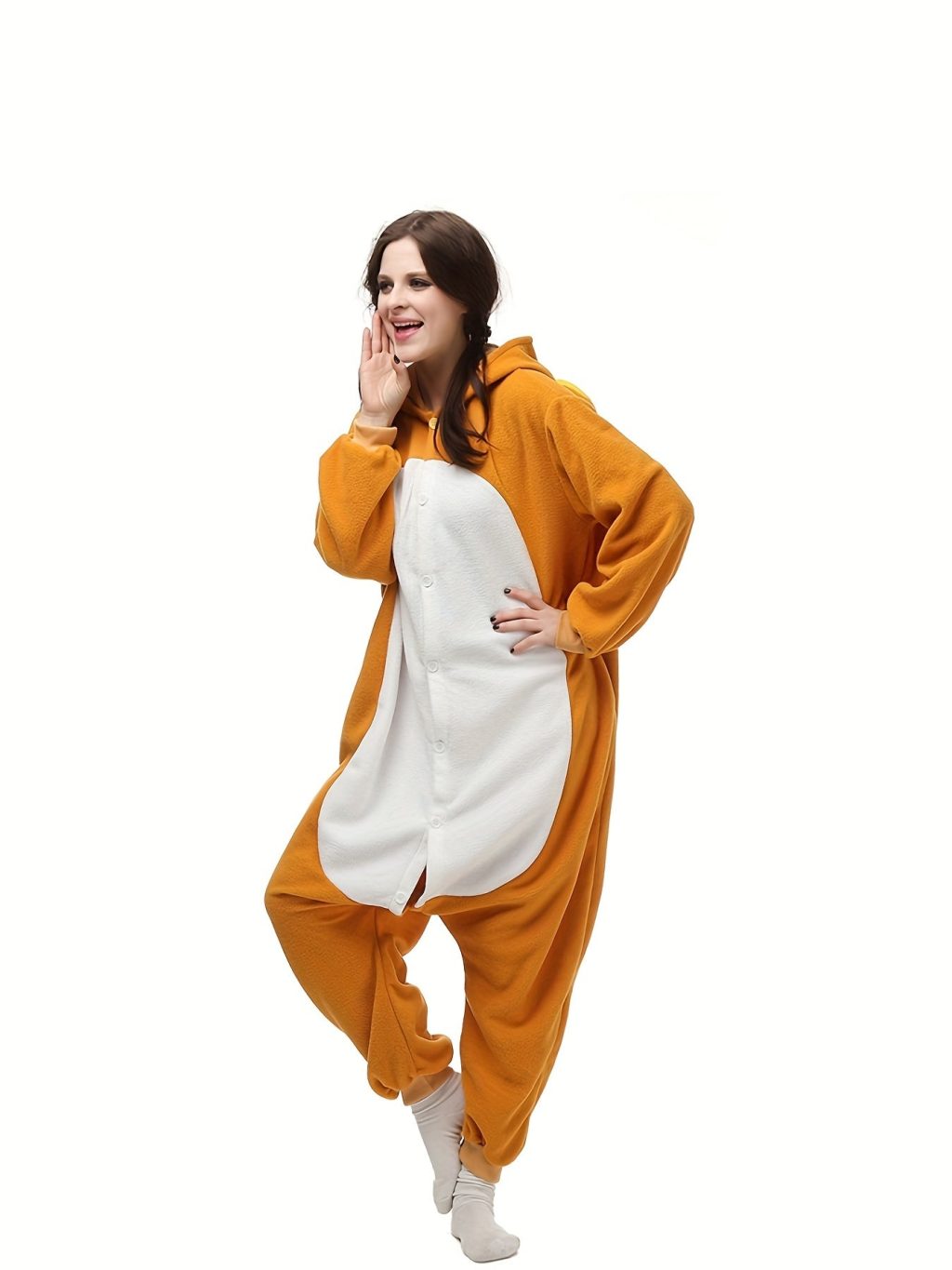 Adorable Cartoon Bear Pajama Kigurumi Onesie - Image 6