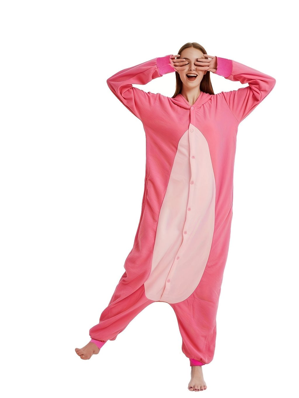 Leopard Pajama With Hood And Tail Kigurumi Onesie - Image 5